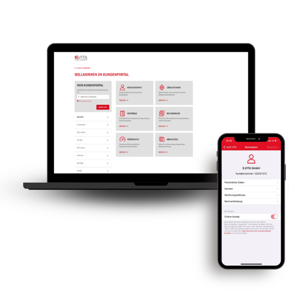 MYE.VITA APP und Portal