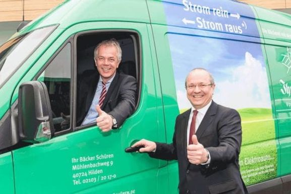 Gewerbetreibende suchen den perfekten E-Transporter
