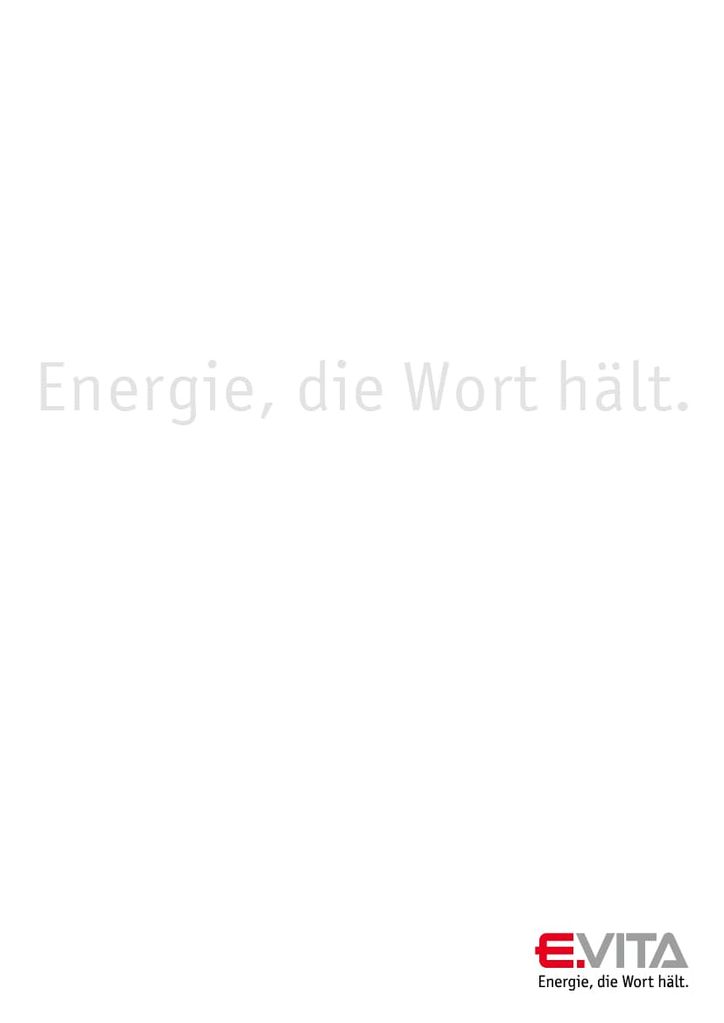 Flyer "Unternehmensbroschüre" - Alle wichtigen Infos zu E.VITA