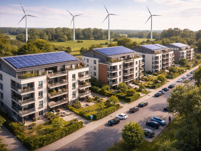 Strom und Gas, Erneuerbare Energie, Energie für Hausverwaltungen
